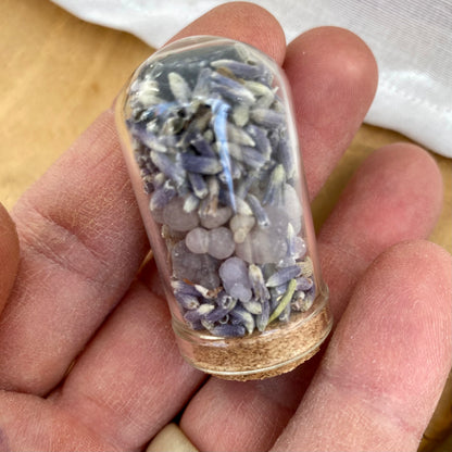 Safir / drueagat / lavendel