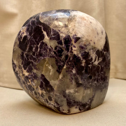 Lepidolit silverleaf freeform - 10 cm