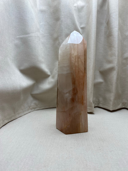 Hæmatoidkvarts tårn 17,5 cm