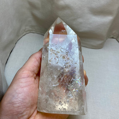 Bjergkrystal spids 14 cm