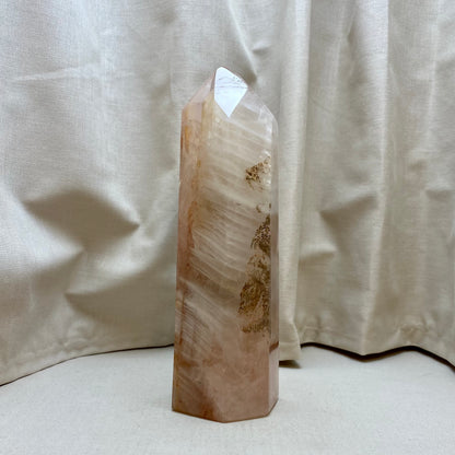 Hæmatoidkvarts tårn 17,5 cm