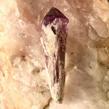 Ametyst spids - 9 cm lang