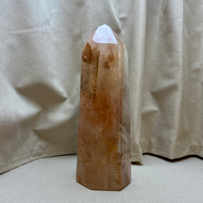 Hæmatoidkvarts tårn 17,5 cm