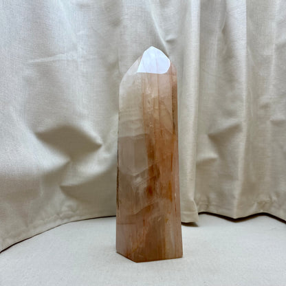 Hæmatoidkvarts tårn 17,5 cm