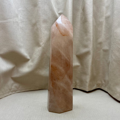 Hæmatoidkvarts tårn 18 cm