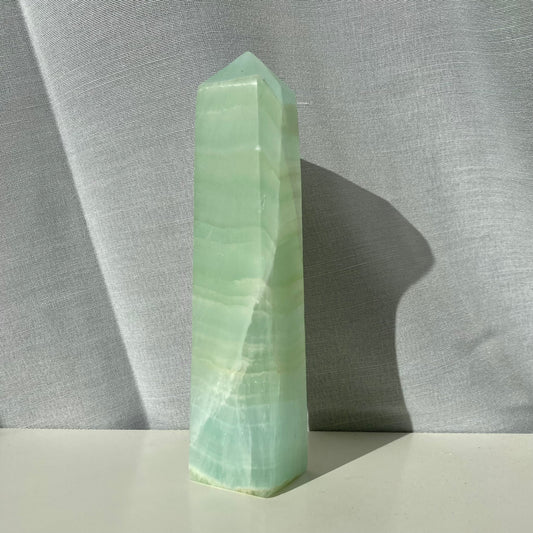 Billede af Caribisk Calcit obelisk - 14,5 cm