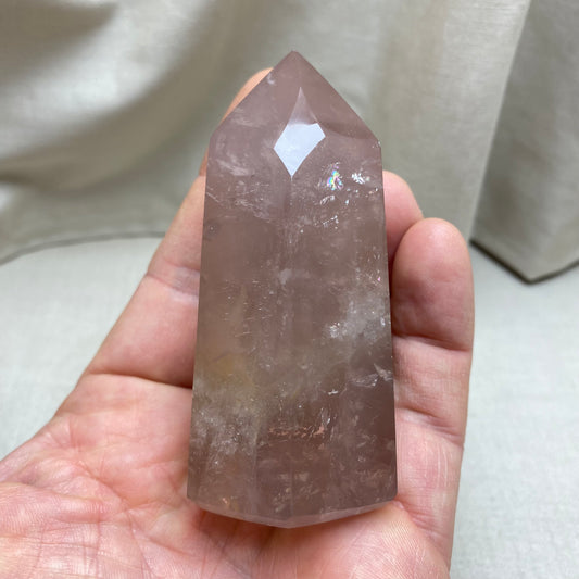 Billede af Rosakvarts obelisk 8,5 cm