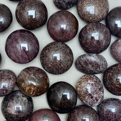 Granat / garnet - Lommesten 3 cm